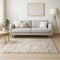 5' X 8' Chocolate Faux Fur Ombre Non Skid Area Rug