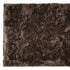 5' X 8' Chocolate Faux Fur Non Skid Area Rug