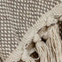 Beige Woven Wool Solid Color Reversable Throw