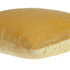 22" Yellow Cotton Blend Throw Pillow