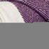 Purple Woven Cotton Throw Blanket