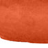 8" X 20" Burnt Orange Bolster Microsuede Bolster Throw Pillow
