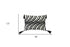 13" X 18" Black and White Throw Pillow with Tassels