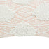 13" X 18" Peach and White Throw Pillow with Tassels
