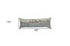 14" X 46" Dark Gray And White Nashville Nighttime Skyline Lumbar Decorative Pillow