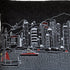 14" X 24" Cream Hong Kong Daylight Skyline Lumbar Decorative Pillow