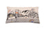 Dark Gray And White Jackson Nighttime Skyline Lumbar Decorative Pillow