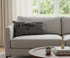 14" X 24" Cream Michigan Upper Peninsula Daylight Skyline Lumbar Decorative Pillow