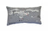 14" X 24" Cream Michigan Upper Peninsula Daylight Skyline Lumbar Decorative Pillow