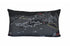 14" X 24" Dark Gray And White Pittsburgh Nighttime Skyline Lumbar Decorative Pillow