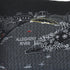 14" X 24" Dark Gray And White Pittsburgh Nighttime Skyline Lumbar Decorative Pillow