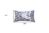 14" X 25" Dark Gray And White Lumbar Jersey Shore Nighttime Skyline Lumbar Decorative Pillow