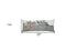 35" White Baltimore Daylight Skyline Lumbar Decorative Pillow