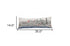 14" X 35" Dark Gray And White Chicago Nighttime Skyline Lumbar Decorative Pillow