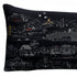 14" X 35" Cream Los Gatos Daylight Skyline Lumbar Decorative Pillow