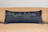 14" X 35" Dark Gray And White Los Angeles Nighttime Skyline Lumbar Decorative Pillow