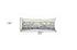 14" X 35" Dark Gray And White St Michael's Nighttime Skyline Lumbar Decorative Pillow