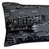 14" X 35" Cream Venice Daylight Skyline Lumbar Decorative Pillow