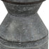 11" Gray Metal Jug Vase