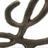 3" Black Cast Iron Love Hand Painted Tabletop Sculpture