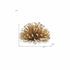 4" Gold Metal Abstract Bloom Painted Sculpture