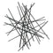 35" X 34" Black Metal Abstract Hanging Dimensional Sculpture