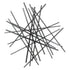 35" X 34" Black Metal Abstract Hanging Dimensional Sculpture