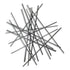 35" X 34" Black Metal Abstract Hanging Dimensional Sculpture