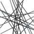35" X 34" Black Metal Abstract Hanging Dimensional Sculpture