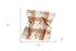 50" X 60" Ivory And Taupe Faux Sherpa Plaid Throw Blanket