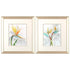 Set Of Two Bird of Paradise Champagne Framed Print Wall Art