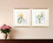 Set Of Two Bird of Paradise Champagne Framed Print Wall Art