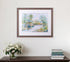 Trees on the Creek I Brown Framed Print Wall Art
