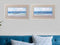 Set Of Two Shore Searching White Framed Print Wall Art