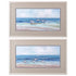 Set Of Two Shore Searching White Framed Print Wall Art