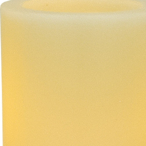 6" Ivory Flameless Pillar Candle