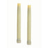 Set of Two Ivory Flameless Taper Candle