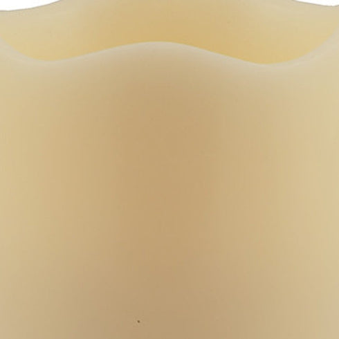 5" Ivory Flameless Pillar Candle