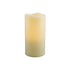 6" Ivory Flameless Indoor Outdoor Pillar Candle