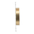 24" Circle Gold Acrylic Analog Wall Clock