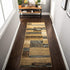 8' X 10' Blue And Beige Patchwork Area Rug