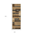 8' X 10' Blue And Beige Patchwork Area Rug