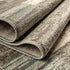 8' X 10' Blue And Ivory Patchwork Area Rug