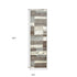 8' X 10' Blue And Ivory Patchwork Area Rug