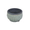 Blue Ceramic 37 Ounce Round Distressed Pot Planter