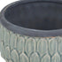 Blue Ceramic 37 Ounce Round Distressed Pot Planter
