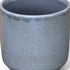 Gray Ceramic 44 Ounce Crackle Mosaic Round Distressed Pot Planter