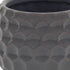 Gray Ceramic 17 Ounce Round Distressed Pot Planter