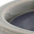 Gray Ceramic 51 Ounce Striped Round Distressed Pot Planter