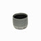 Gray Ceramic 19 Ounce Two Toned Round Distressed Pot Planter